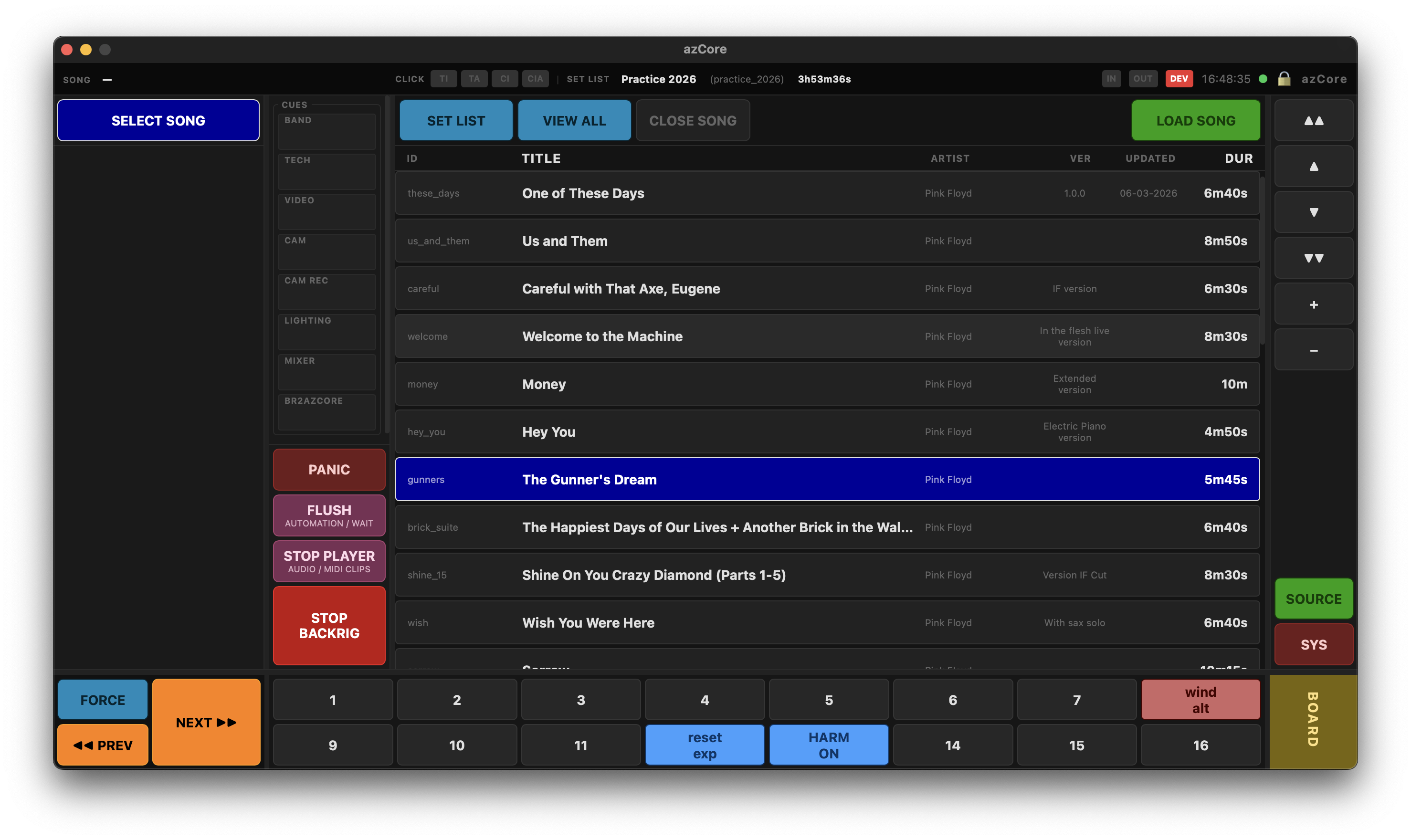 Song catalog